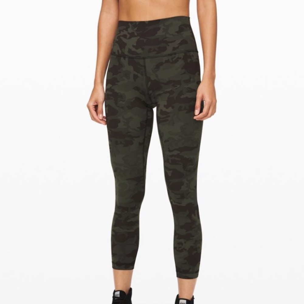 Lululemon Camo Align Pant II 25" - Sz 2 - Picture 1 of 7